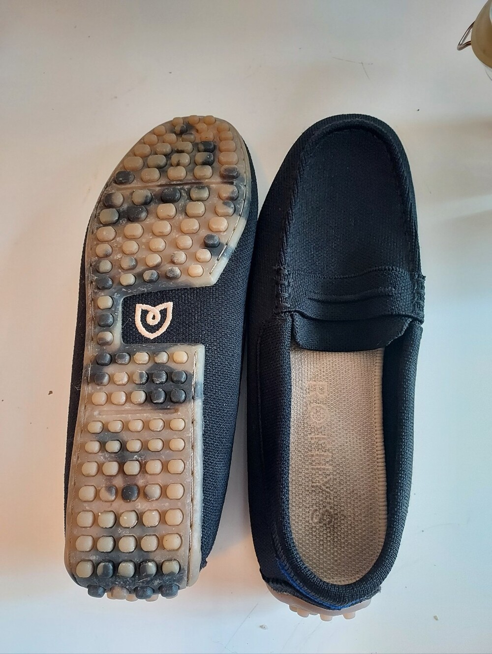 Women’s Black Slip-On Loafers - Picture 9 of 11